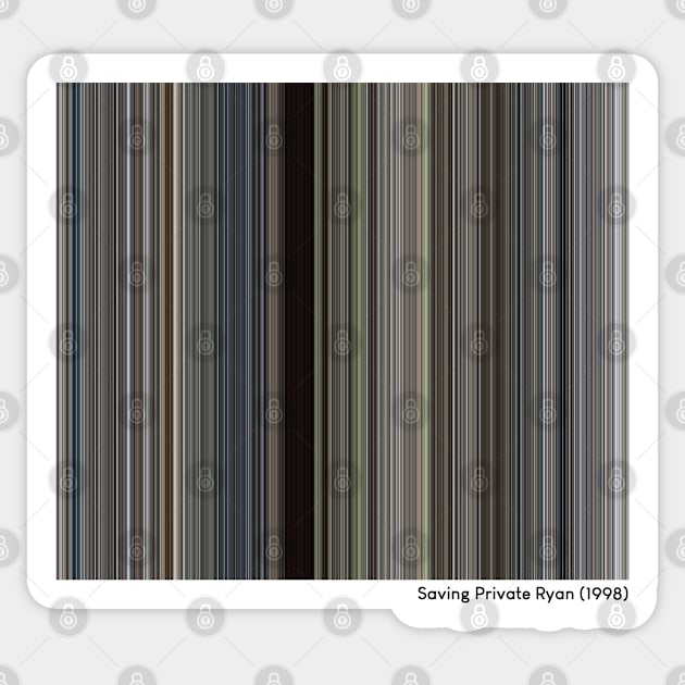 Saving Private Ryan (1998) - Every Frame of the Movie Sticker by ColorofCinema